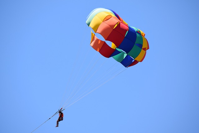 parasailing