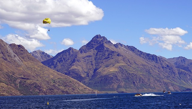 parasailing