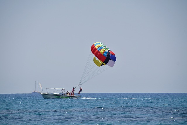 parasailing