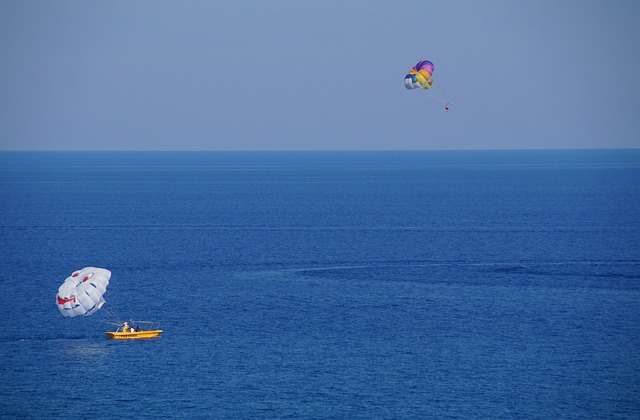 parasailing