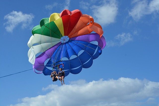 parasailing